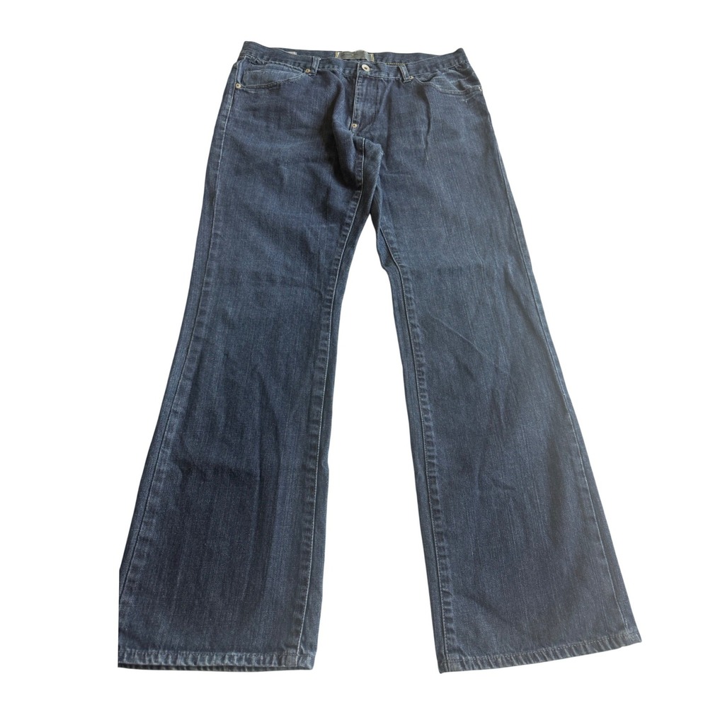 Paper Denim & Cloth Women Alec Relaxed Boot Cut Jeans Size 33 Blue Denim Classic